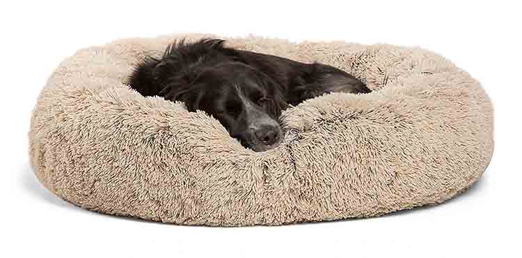  Best Friends by Sheri Luxury Shag Fuax Fur Donut Cuddler Donut Cat and Dog Bed Photo